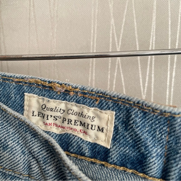 Levi’s 502 Hi-Ball Distressed Jeans Men’s W33 Tapered Streetwear Ripped Denim - Picture 6 of 14